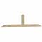 Ekena Millwork Portland Rough Sawn Timber Gable Bracket, Douglas Fir, 96"W x 20"H x 4"D x 4"F, 5/12 Pitch GBW096X20X0404POR00RDF - alternate 4